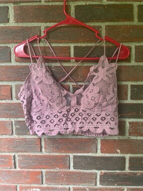 Zenana Outfitters Mauve Lace Bralette Camisole